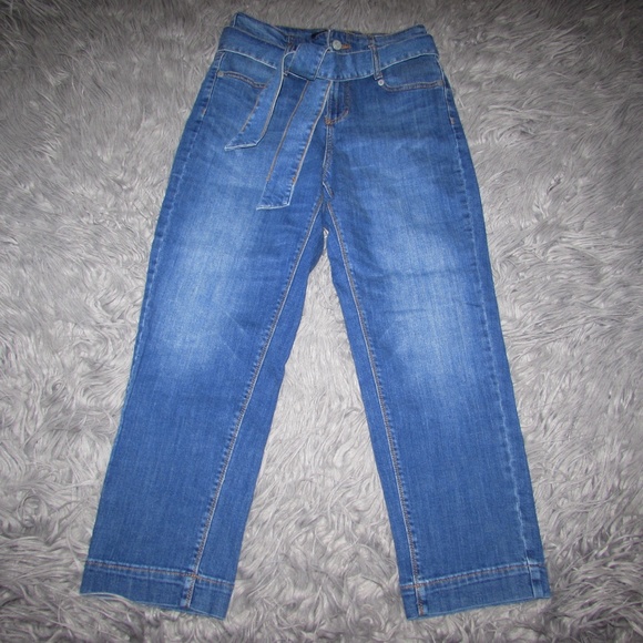 Banana Republic High Rise Straight Ankle Jeans 24/00 - Picture 3 of 4